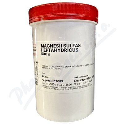 Magnesii sulfas heptahydricus 500g Fagron