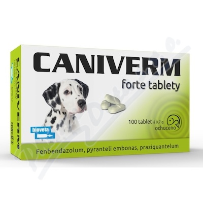 Caniverm forte tbl. 100x0.7g a.u.v.