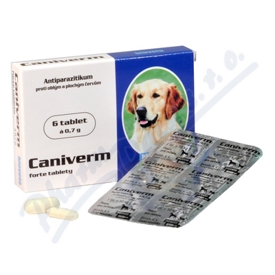 Caniverm forte tbl. 6x0.7g a.u.v.