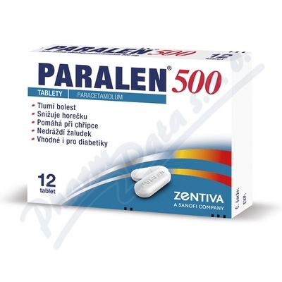 Paralen 500 por.tbl.nob.12x500mg