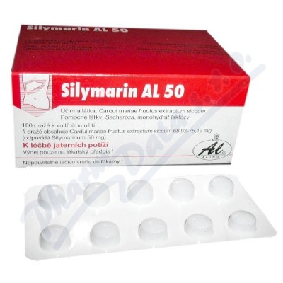 Silymarin AL 50 drg.100x50mg