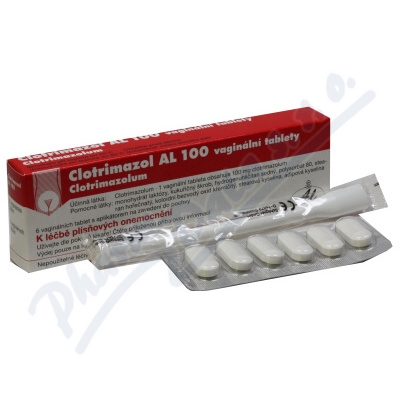 Clotrimazol AL 100 tbl.vag.6x100mg+apl.