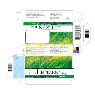 Letizen 10mg tbl.flm.20