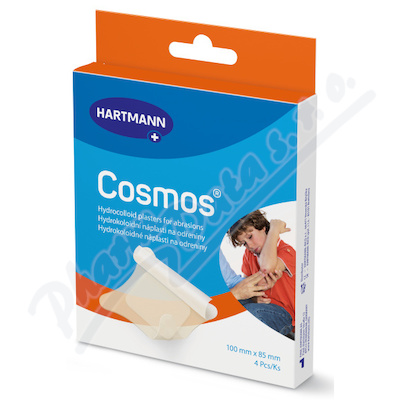 Cosmos náplast Na odřeniny 85x100mm 4ks Hydro-Act