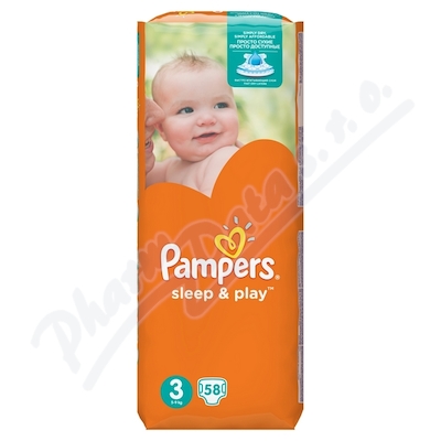 Pampers Sleep&Play 3 plenky 6-10kg 58ks