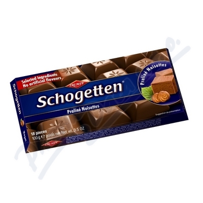 Schogetten nugátová čokoláda 100g