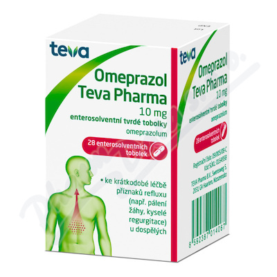 Omeprazol Teva Pharma 10mg por.cps.etd.28x10mg