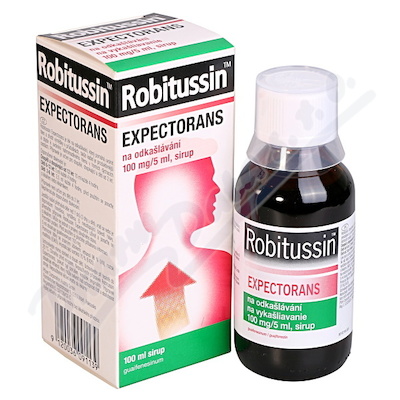 Robitussin Expectorans odkašl.100mg/5ml sir.100ml