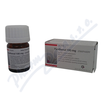 Panthenol 100mg Jenapharm tbl.nob.20x100mg
