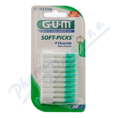 GUM mezizub.kart.SoftPicks gumový 80ks G632M80