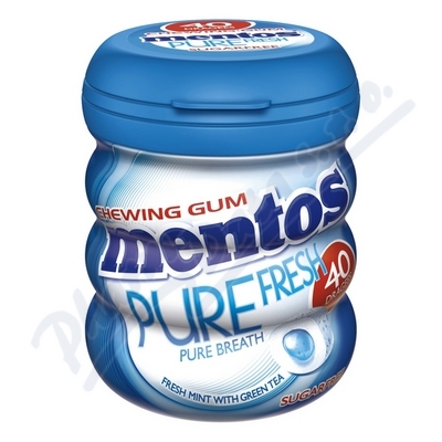 Mentos GUM PURE FRESH Mint 60g drg.40