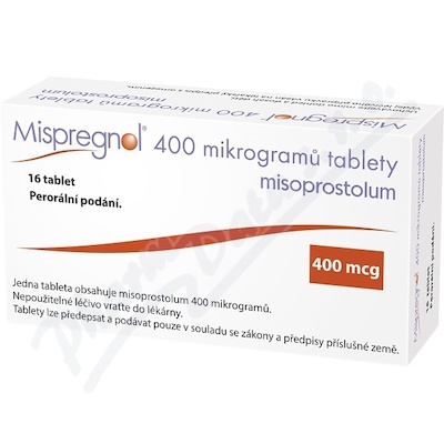 Mispregnol 400mcg tbl.nob. 16 II