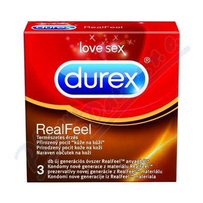 DUREX Real Feel prezervativ 3ks