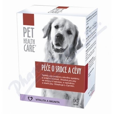 PET HEALTH CARE Péče o srdce a cévy pro psy tbl.90