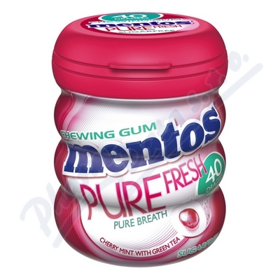 Mentos GUM PURE FRESH Cherry Mint 60g drg.40