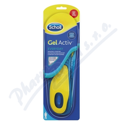SCHOLL GelActiv Everyday vložky do bot muži 1pár
