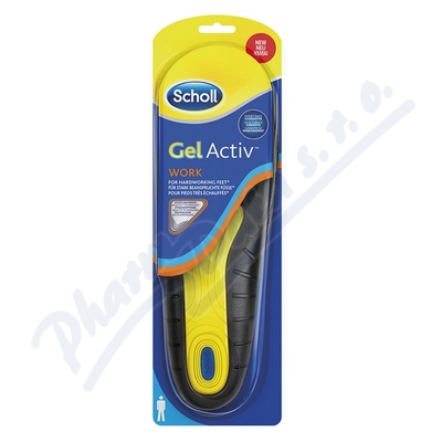 SCHOLL GelActiv Work vložky do bot muži 1pár
