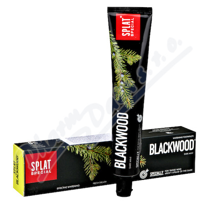 SPLAT Special BLACKWOOD zubní pasta černá 75ml