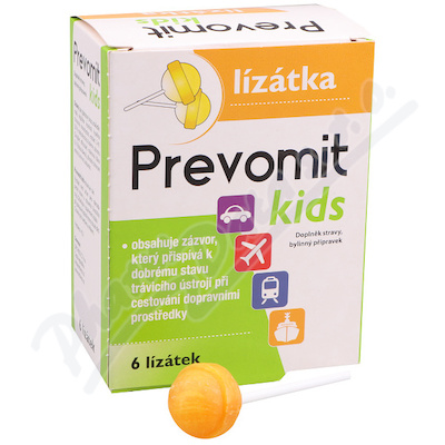 Prevomit Kids 6 lízátek
