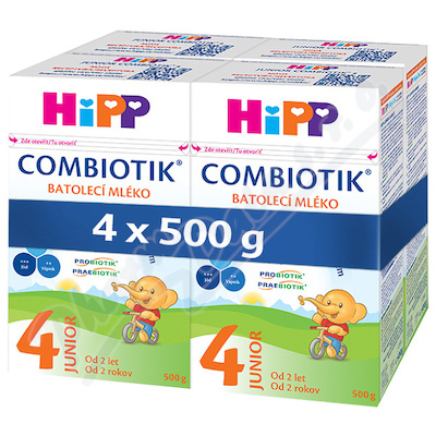 HiPP 4 Junior Combiotik batolecí mléko 4x500g