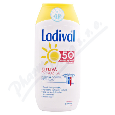 Ladival citlivá pokožka mléko OF50+ 200ml