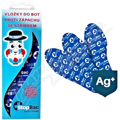 StopBac ORTO TREND vložky do bot pr.zápachu 1 pár