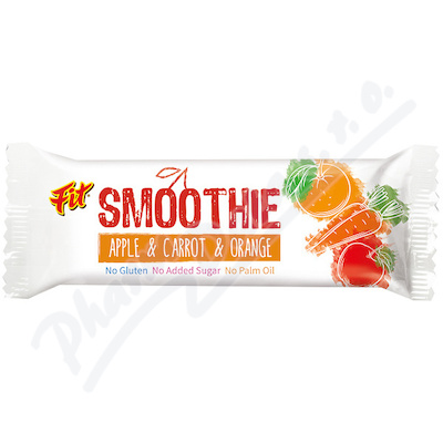 FIT SMOOTHIE tyčinka jablko+mrkev+pomeranč 32g