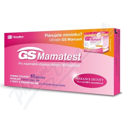 GS Mamatest těhotenský test 2ks ČR/SK